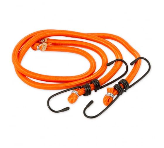 Резинка крепления багажа с металлическими крючками, 10мм х 1,2м, (шт.)