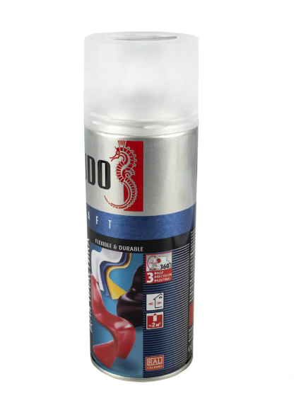 Грунт-эмаль для пластика светло-серая RAL7035 520мл