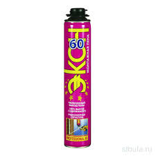 Пена монтажная профессиональная  60 Экон 750мл.
