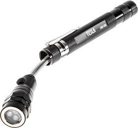 Фонарь телескопический LK3-12A магнит, 3 светодиода TESLA