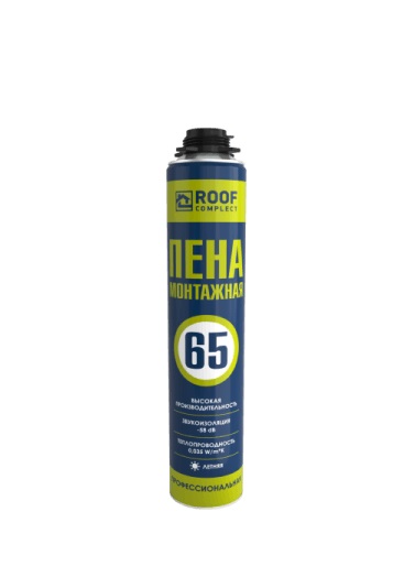 Пена Професс-ная монтажная ROOF COMPLECT 65 летняя 850-950гр/16шт  