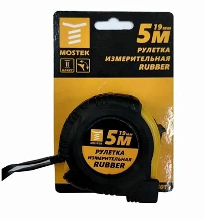 Рулетка 5*19 каучук MosTek Rubber