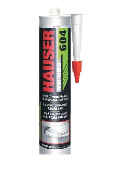 Клей строительный универсальный № 604 белый ЭКО Hauser 260 мл