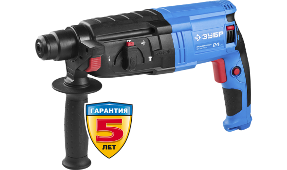 Перфоратор ЗУБР SDS-plus,ЗП-24-750 К .2,6 дж, 750вт