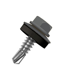 Саморез 4,8*29 кровельный RAL 9011 графитно-чёрный 