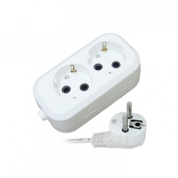 Удлинитель 1,5м 3*0,75 2 роз.10А ПВС с зазем. СОЮЗ