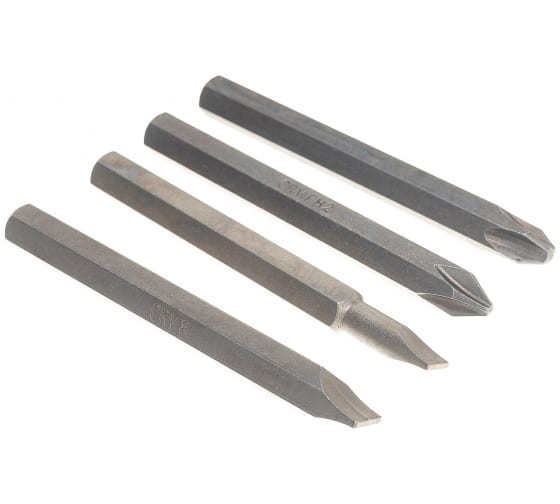 Биты для ударной отвертки 4 шт 35мм FIT