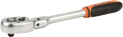 Трещотка шарнирная 1/2" 45 зубьев 250 мм обрезиненная ручка АвтоДело 