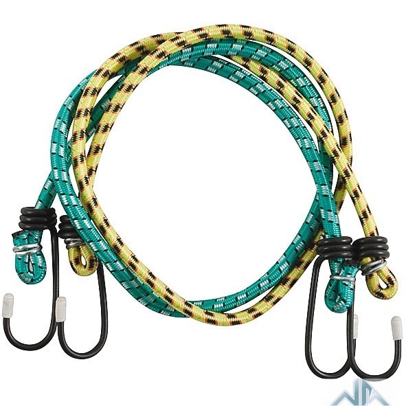 Ремни багажные резиновые,стальные крючки 1000*7мм 2шт