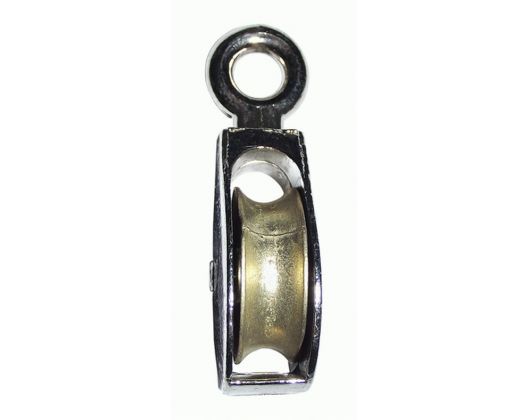 Блок одинарный с металлическим шкивом М20 цинк