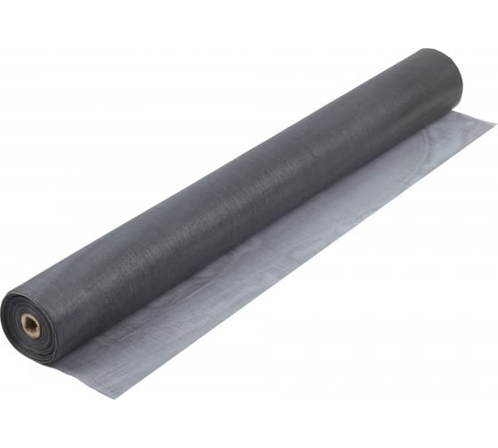 Сетка противомоскитная в рулоне, стекловолокно+ПВХ,черная 1,0х 30м 