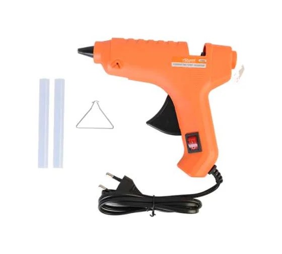 Пистолет клеевой Sturm PROMO 80Вт, d=11мм, 12г/мин, выключатель, метал.сопло, 2 стержня, блистер, GG2481SSP