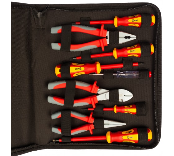 Набор изолиров. инструмента 9 предметов КВТ НИИ-01 59380