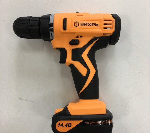 Дрель-шуруповерт аккумуляторная ДА-14,4Л-2К (2,0 А/ч) Вихрь