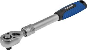 Трещотка для торцовых головок  (3/8"), телескопич, Cr-V, 72 зубца ЗУБР "ЭКСПЕРТ"