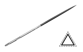 Надфиль 160 мм. №0 трехгранный РосИЗ