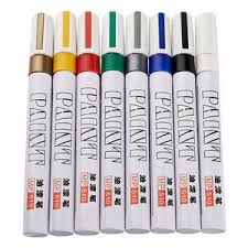 Маркер-краска на масляной основе 2-4мм, серебристый, алюминевый корпус/ Ремоколор