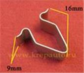 М1221 Автокрепеж Металлический Зажимы/Скобы (Внутренняя отделка, багажник)Audi, Seat, Skoda, Volkswagen
