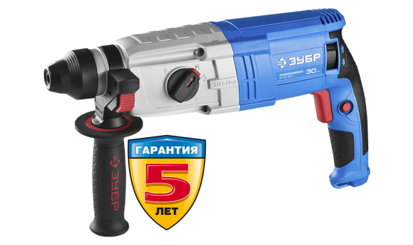 Перфоратор ЗУБР ЗПВ-30-900 АВТ 4,2КДЖ,750об/м,2800уд/мин