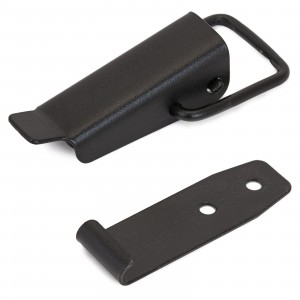 Замок 30*132 мм накидной черный Домарт