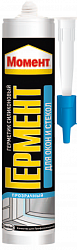 Герметик "Момент" силик. д/окон/стекол бел. 280 мл "УЦЕНКА"