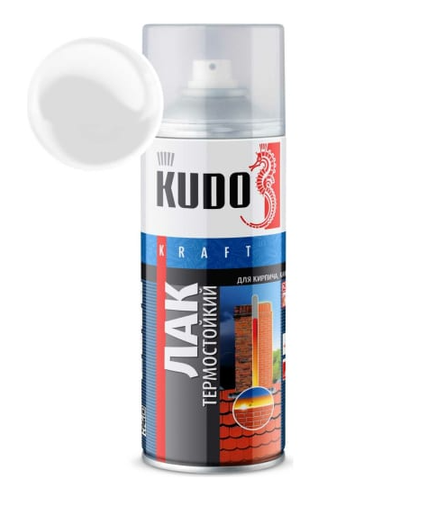 Лак термостойкий 520мл KUDO-9006