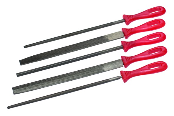 Набор напильников по металлу 5 предметов (уп)