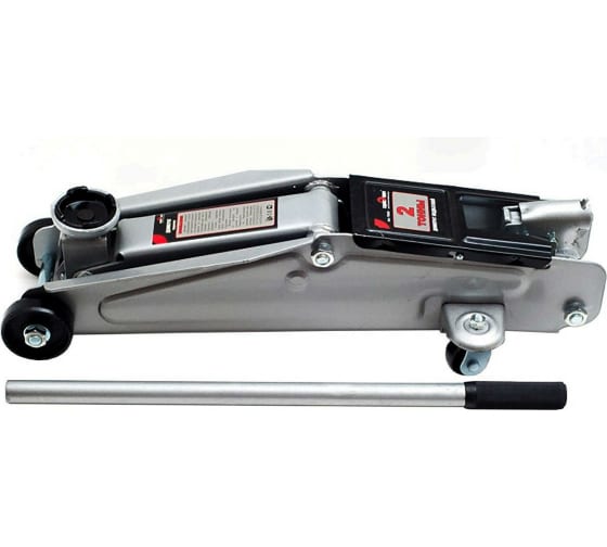 Домкрат гидравлический подкатной 2 т 135-330 кейс сервис ключ 75001