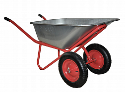 Тачка строительная с пневматическими колесами WB 250D (3.25-8) TSUNAMI