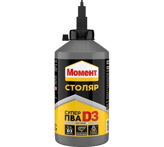 Клей Момент Столяр ПВА D3 750гр