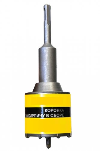 Коронка 80*50мм по кирпичу/бетону SDS+  ЭНКОР ТС в сборе