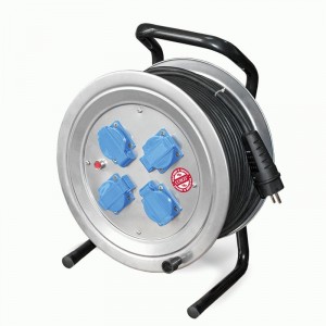 Удлинитель  силов 30м на  катуш.  4роз,ПВС 3*1мм2,16А,3,5кВт,/з