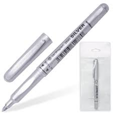 Маркер CENTROPEN круг., ширина линии 1,8 мм, серебряный, 2690/1СЕР