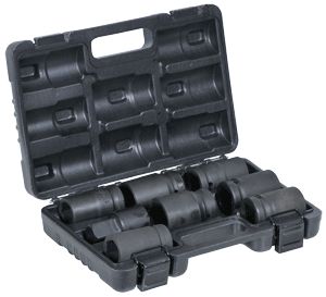 Набор головок ударных для гайковерта 1" 22-41 мм 8 пр. АвтоДело 40328