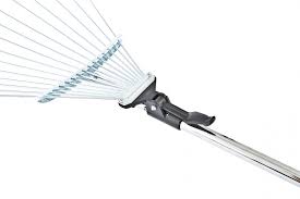 Грабли веерные раздвижные 15-ти зубые,оцинк.