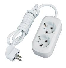 Удлинитель 2м 3*0,75 2 роз.10А ПВС с зазем. Универсал