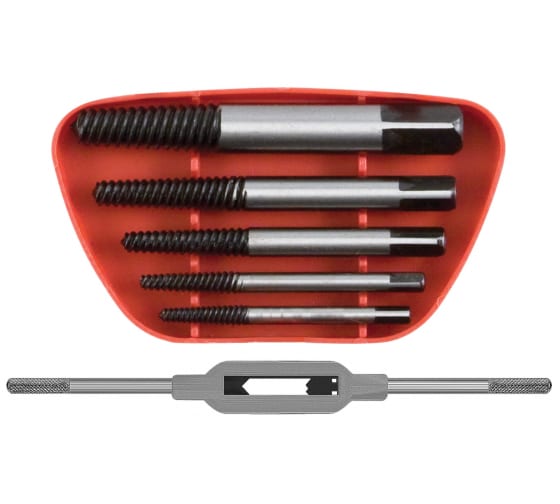 Набор экстракторов Профи 5шт. с метчикодержателем FIT