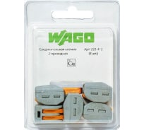 Клемма WAGO 222-413 2 отверстия ,0,08-2,5мм