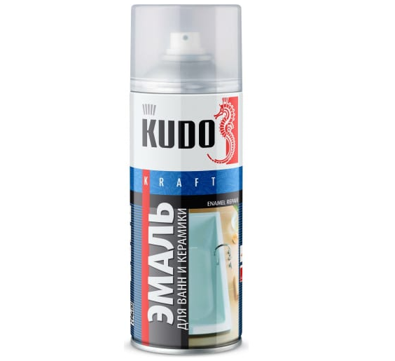 Эмаль для ванн белая 520 мл KUDO-1301