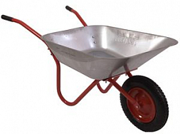 Тачка садовая c пневматическими колесами WB 120D (3.25-8) TSUNAMI