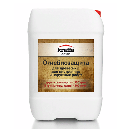 Огнебиозащитный состав для внутр и наруж работ Kraffa 5л