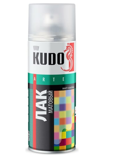 Лак универсальный акриловый матовый 520мл KUDO-9004