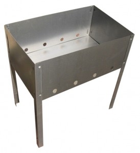 Мангал Походный 350*250*350 (сталь 0,4 мм) в пленке Бастион-пром 