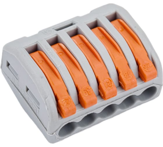 Клемма строительно-монтажная СМК 772-202(25ШТУК/УПАК) in home