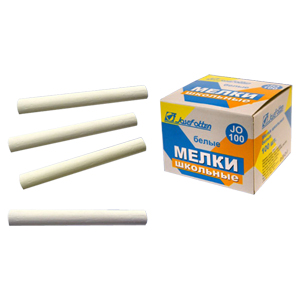 Мел школьный белый круглый  J.Otten