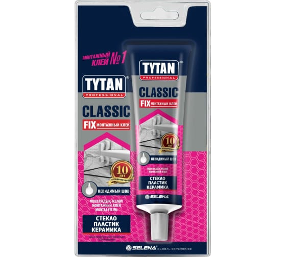 Клей монтажный Classic Fix Tytan Professional 100 мл "УЦЕНКА"