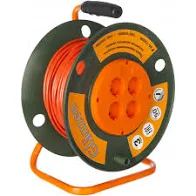 Удлинитель 20м пласт.катушка СОЮЗ ПВС 3*1.5 4 роз.16А земля,литая вилка