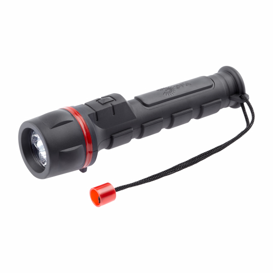 Фонарь ручной на бат.ЭРА  R2AA 3хLED,2*АА, резина бл