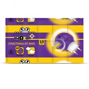 Пластины От мух б/запаха 10шт/уп Nadzor