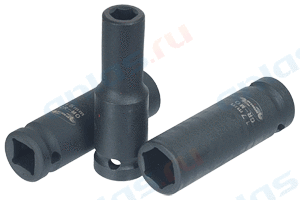 Головка ударная глубокая 32мм 1/2" 6-гранная АвтоДело